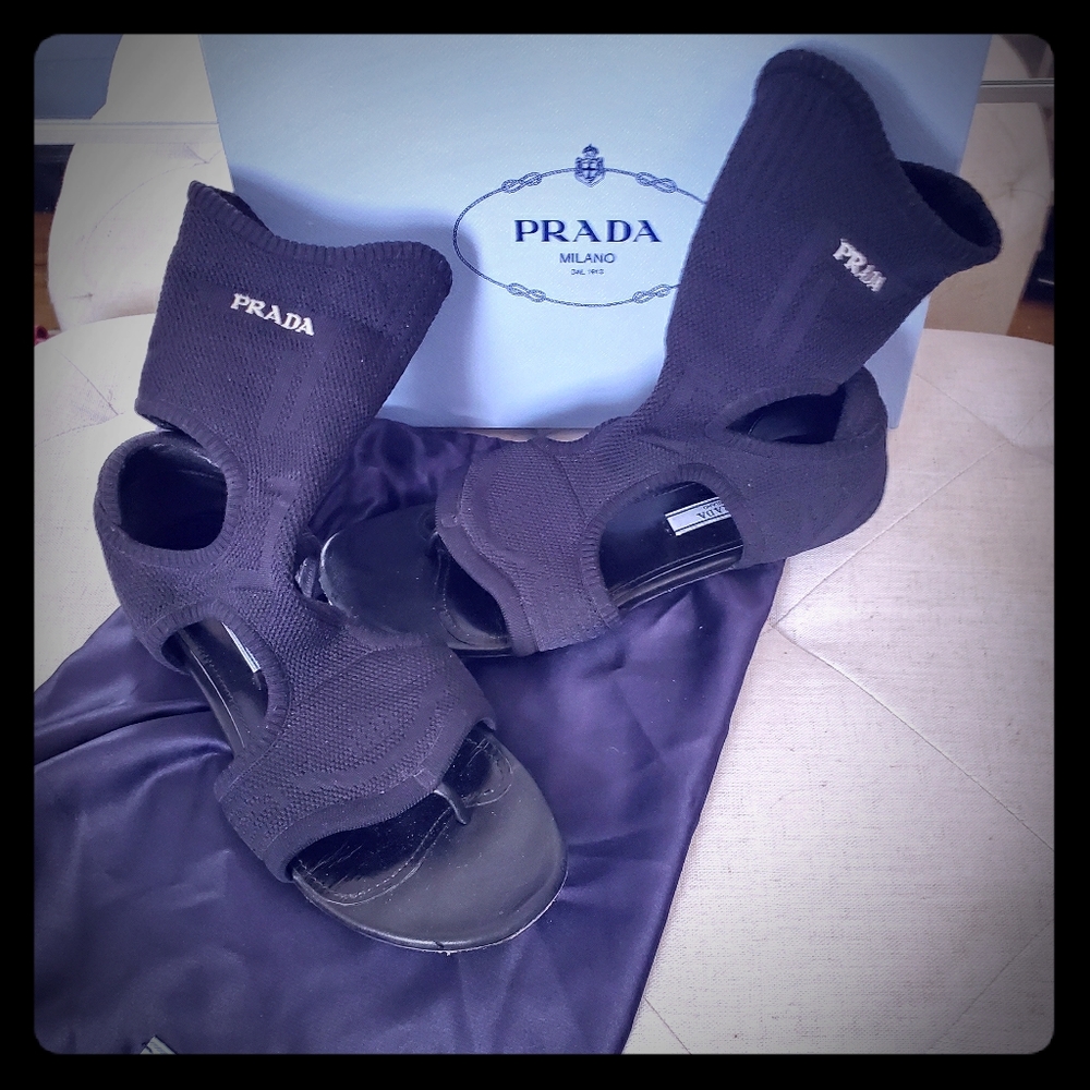 Prada sock sandels